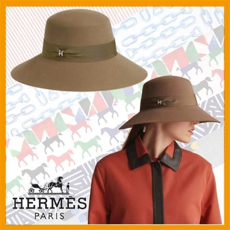 wide brim hat women hermes|hermes ladies hats.